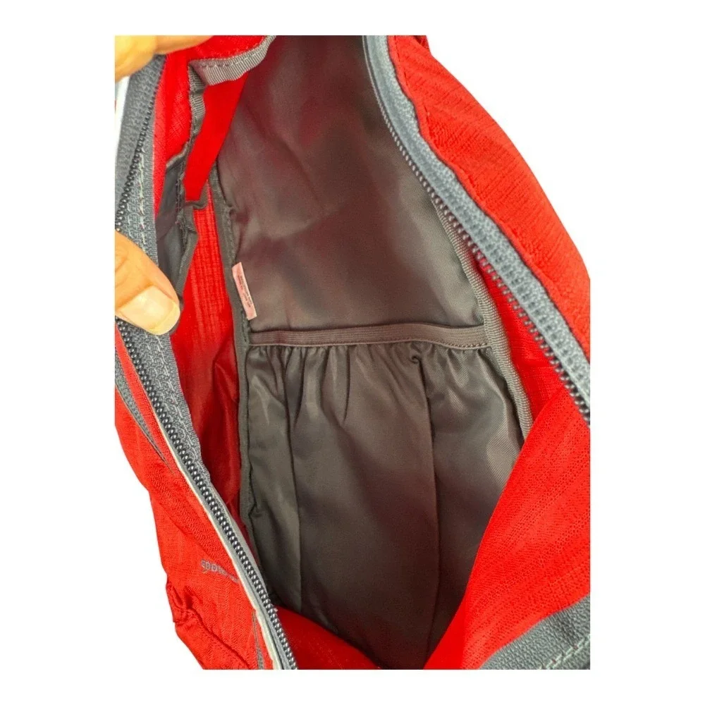 Eddie Bauer Red Ripstop Sling Backpack Unisex Single Strap Daypack Bag Gorpcore